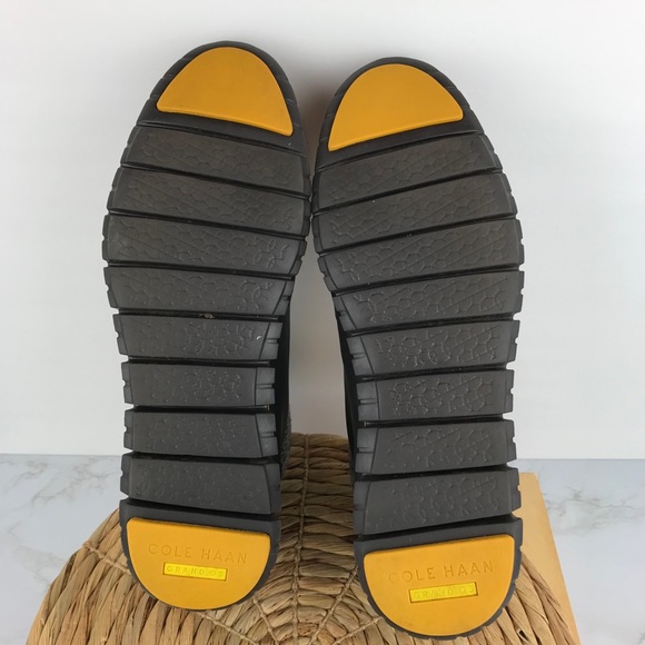 Cole Haan ZeroGrand Hiking Boot Black Leather 11B - Picture 8 of 10